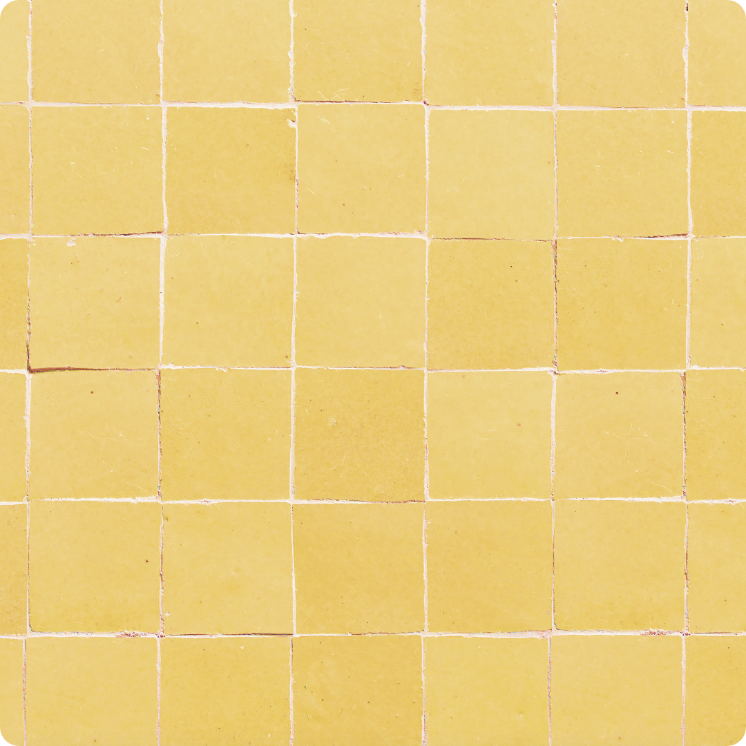 Square Yellow Lemon Tile Board and Vinyl Backdrop