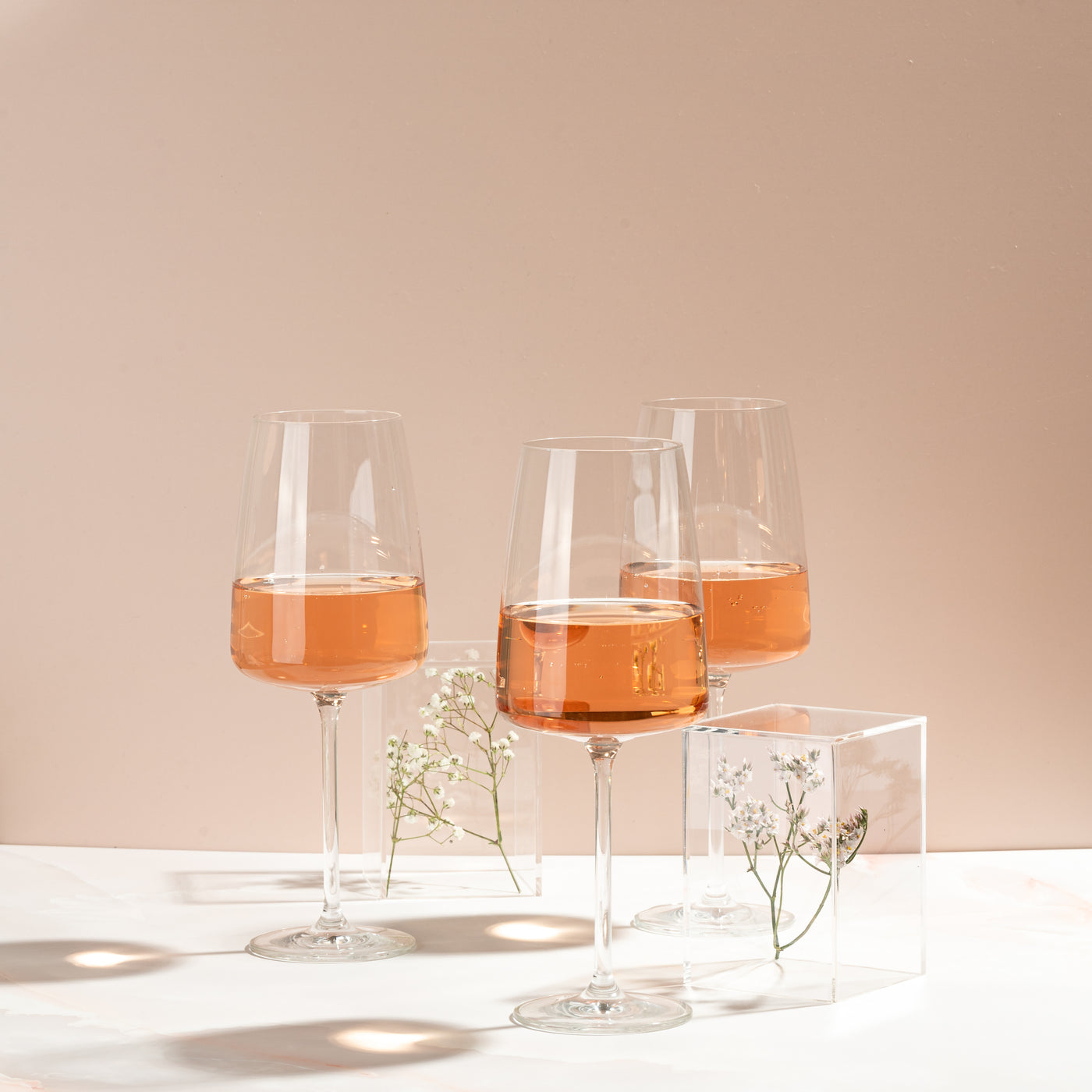 Champagne pink and marble photography backdrop for food and product photography. Available in vinyl backdrops and board backdrops